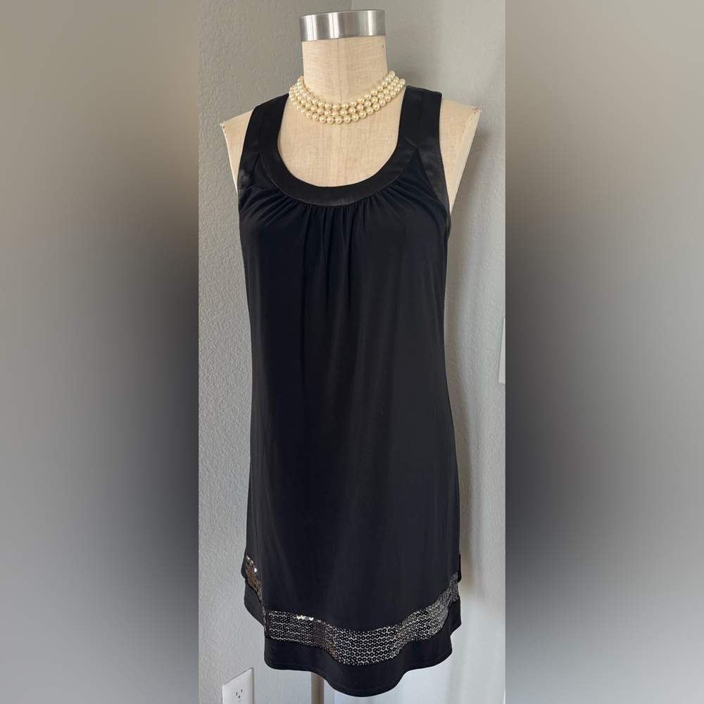 Oleg Cassini Stretch Little Black Dress 6